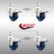 Service Caster 3 Inch 316SS Solid Polyurethane Wheel Swivel 3/8 Inch Stem Caster Set Lock Brake SCC-SS316TSTTL20S314-SPUS-381615-4 - alternate 4